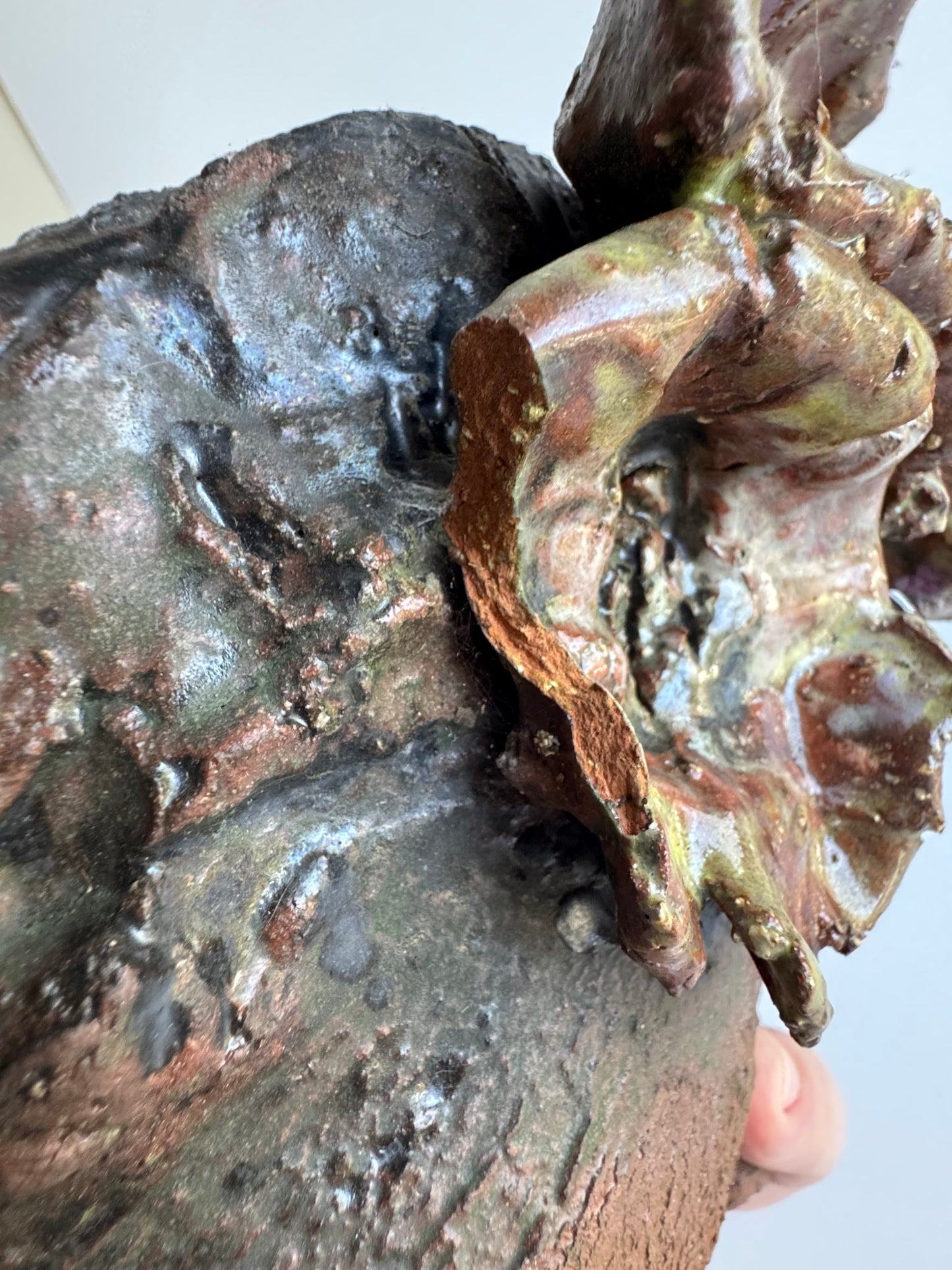 Studio Pottery Head Sculpture