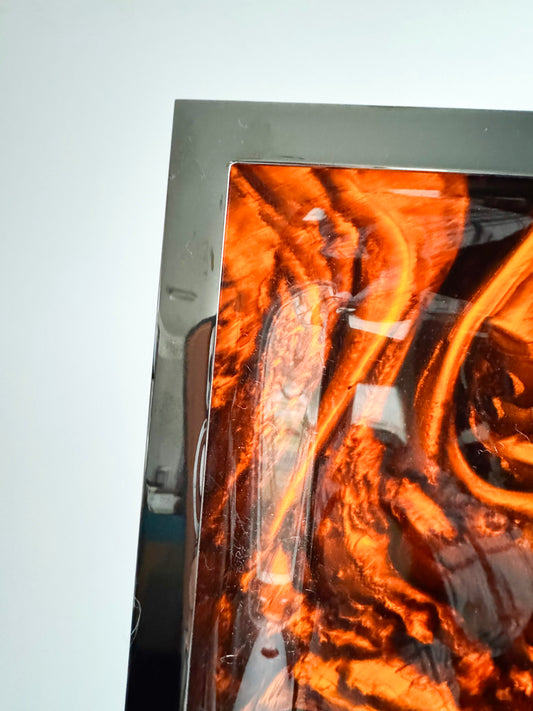 MCM Lucite & Chrome Tray – Attributed to Christian Dior, Italy