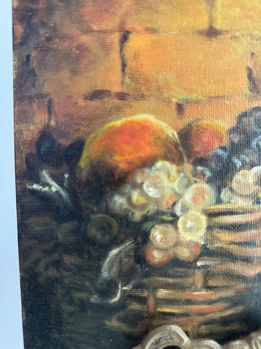 Harvest Table Still Life – Attributed to Alice Adler (1931–2024)