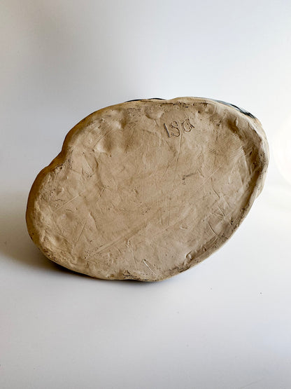 Signed Studio Pottery Biomorphic Vase