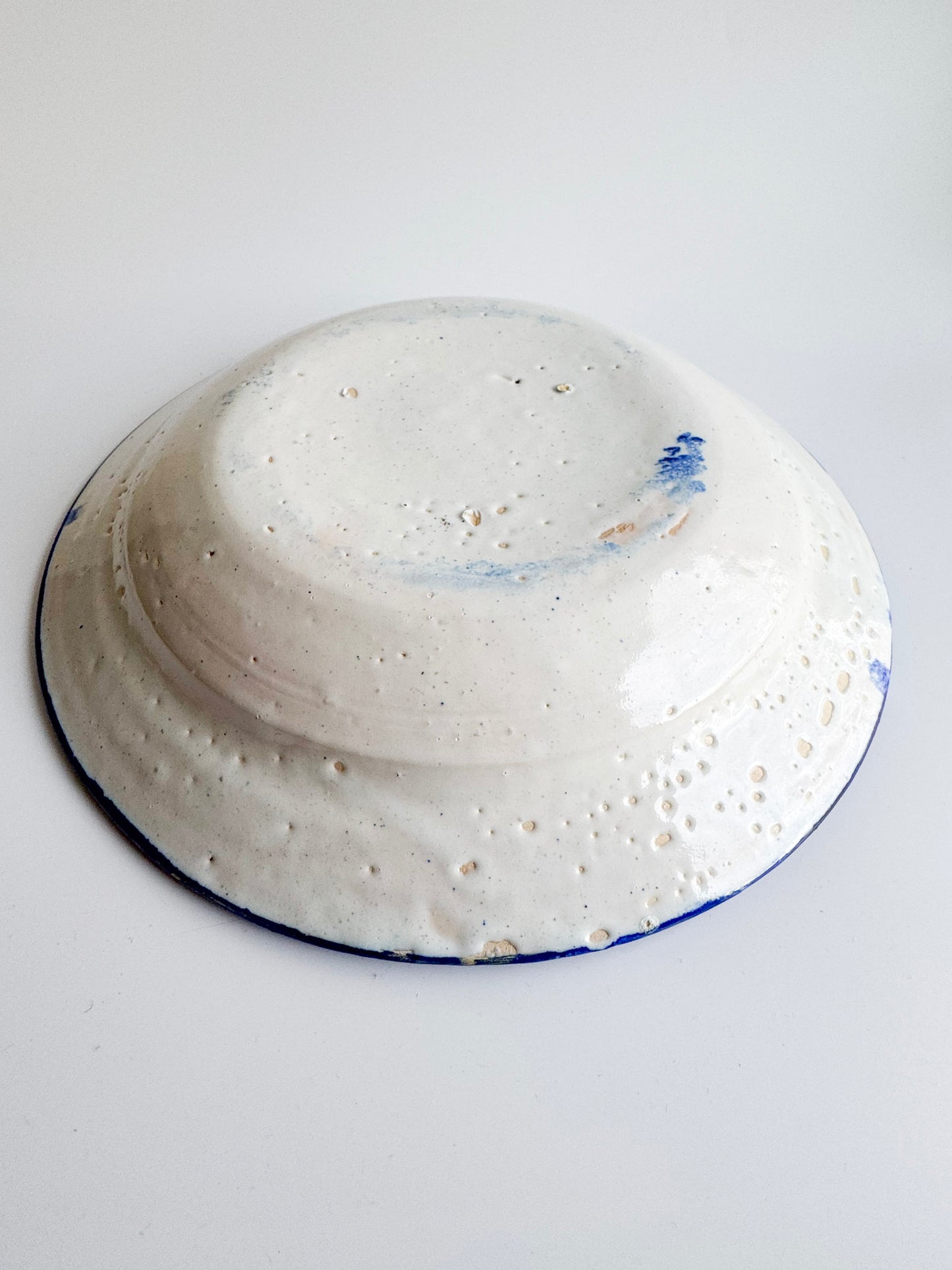 Hand-Painted Italian Folk Art Majolica Plate