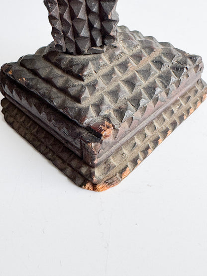 Antique Tramp Art Crucifix, Early 20th Century