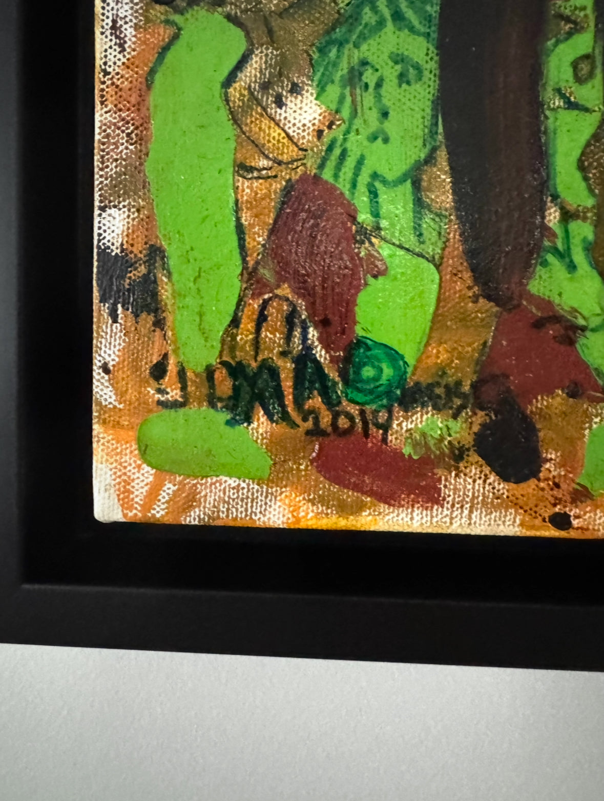 Michael O’Brien (American, 2019–2020)
“My Imaginary Friends”
Oil, Pen, and Ink on Canvas