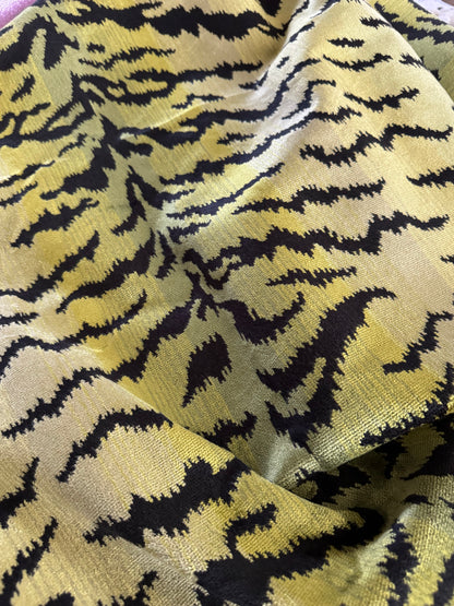 Scalamandré Tigre Green Velvet
