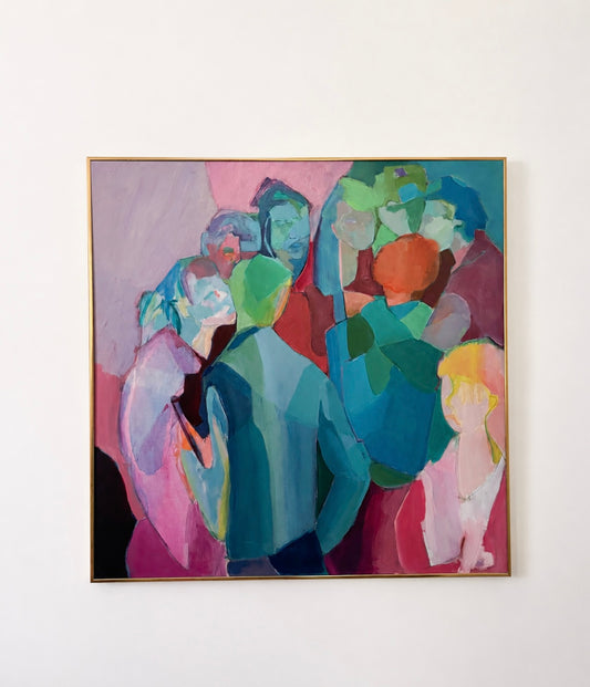 Large Figurative Abstract Painting