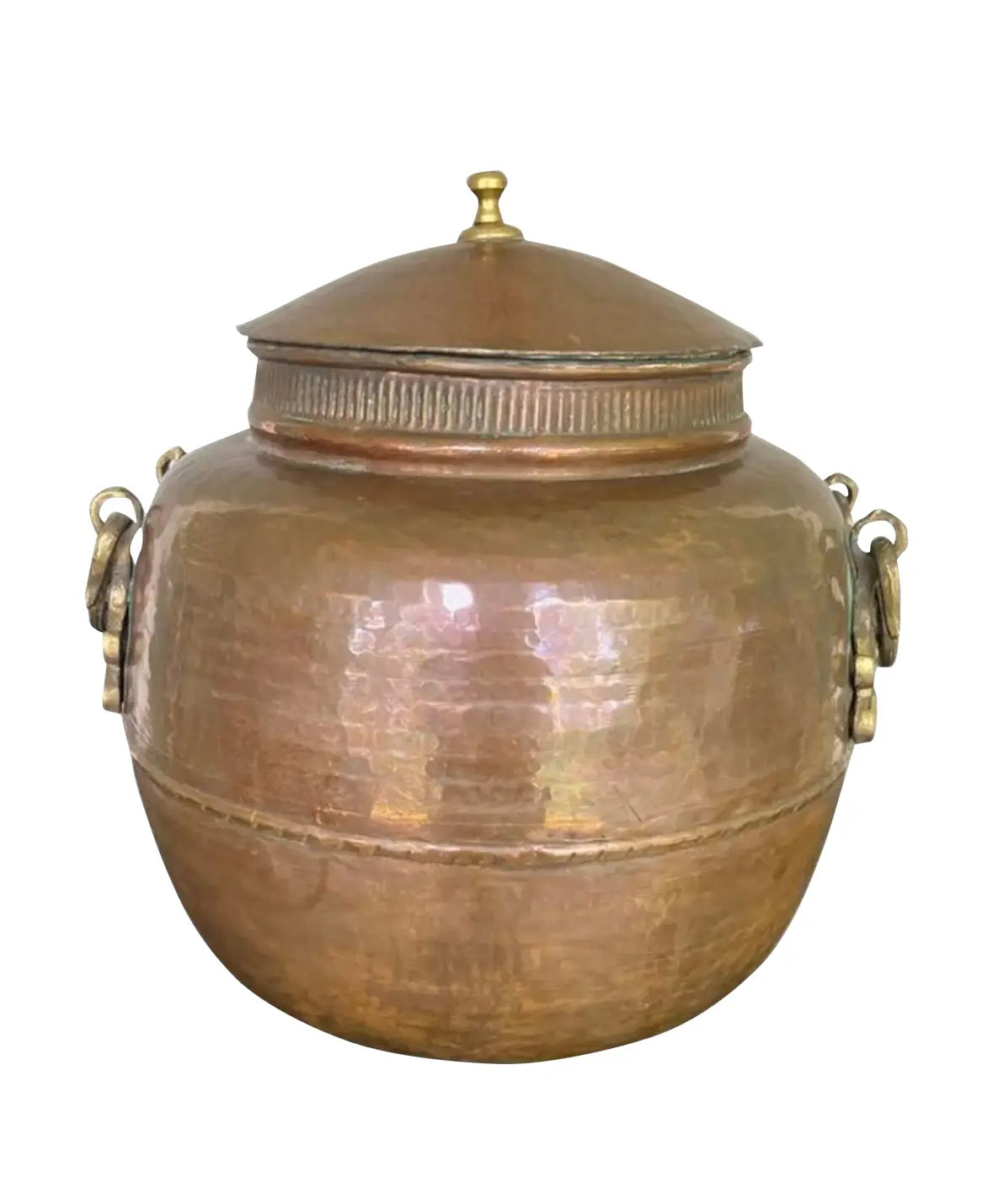 Antique Hand-Hammered Copper Vessel