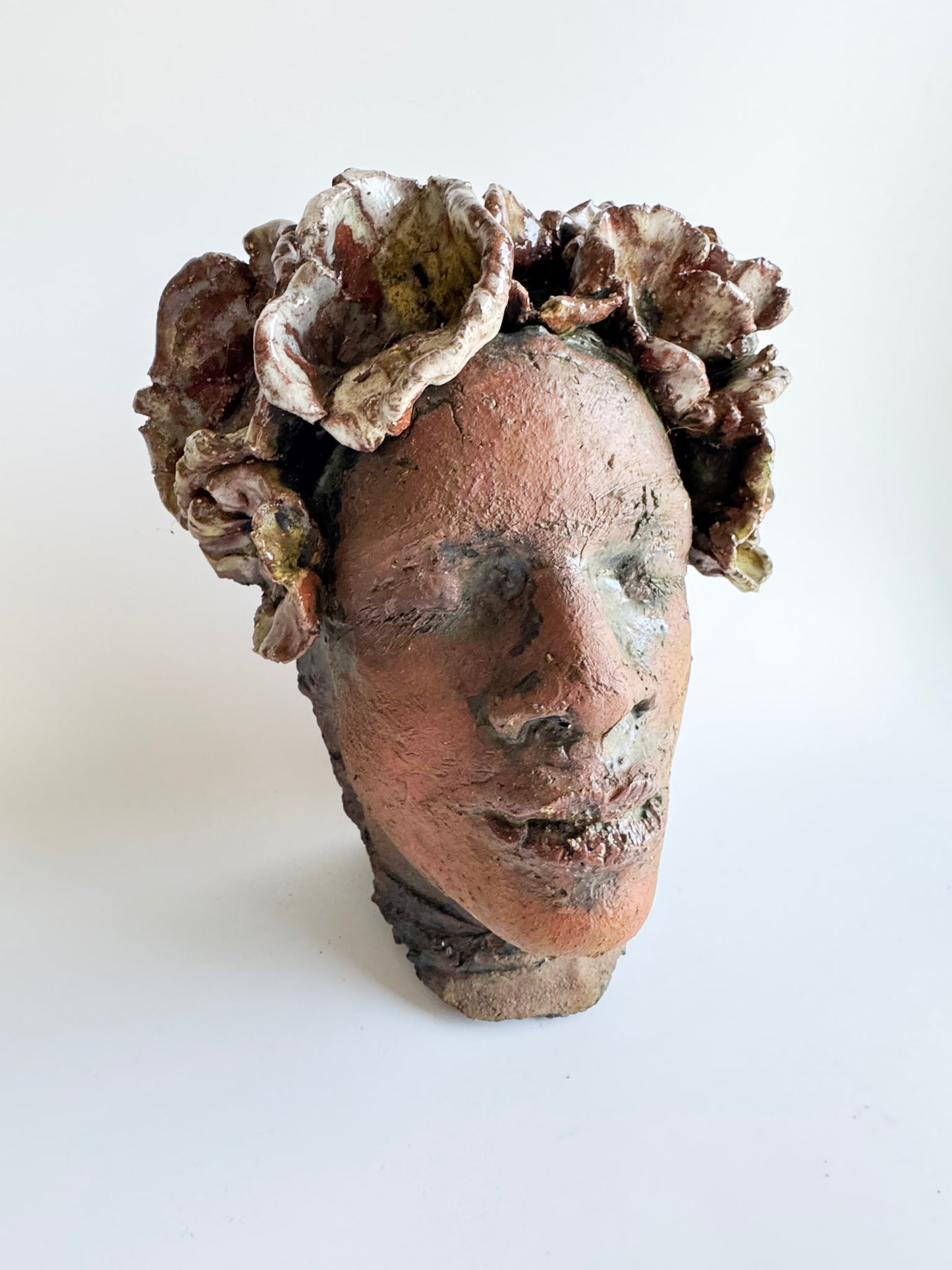 Studio Pottery Head Sculpture