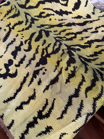 Scalamandré Tigre Green Velvet