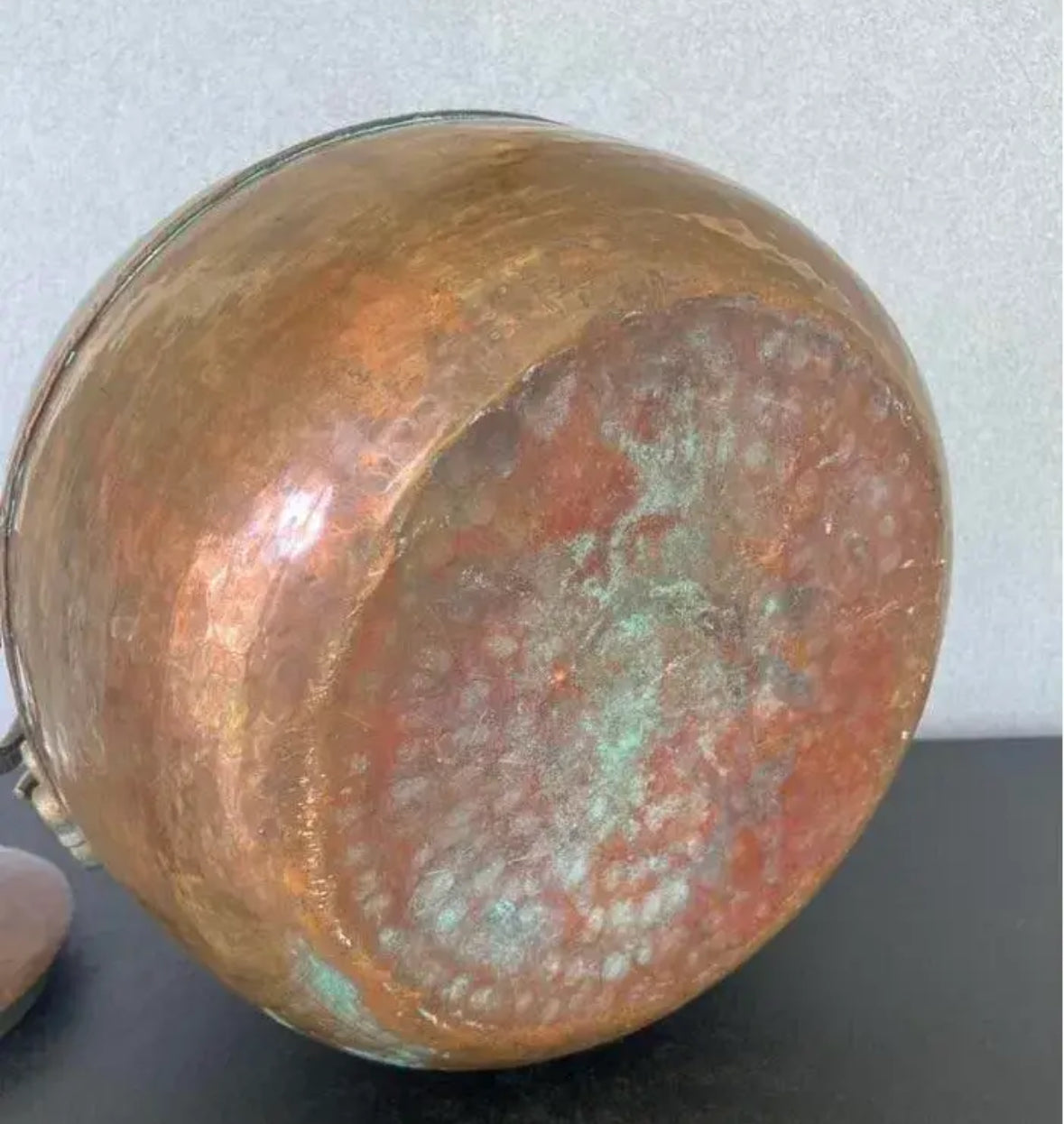 Antique Hand-Hammered Copper Vessel