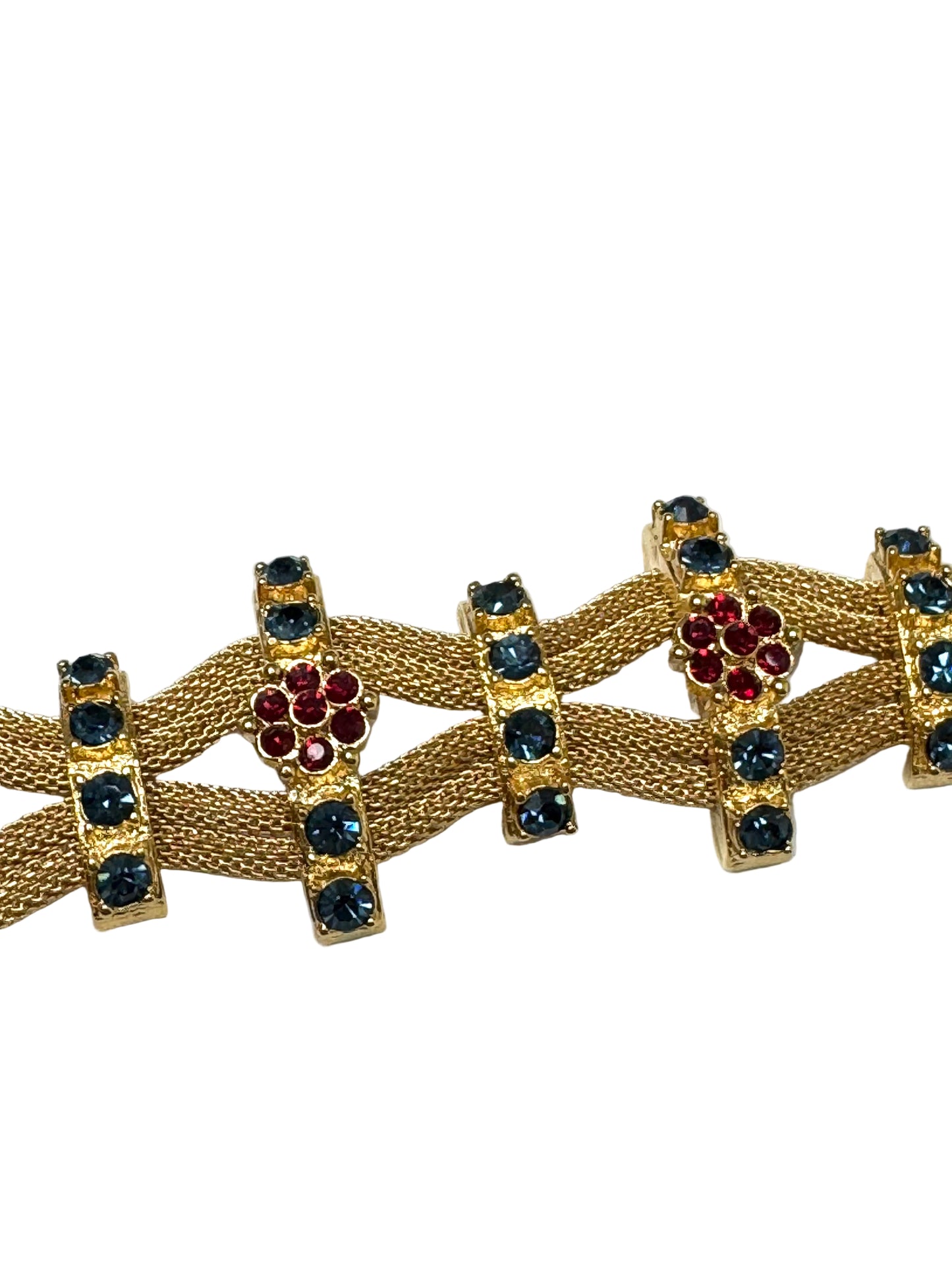 Joan Rivers Signed Woven Mesh Bracelet