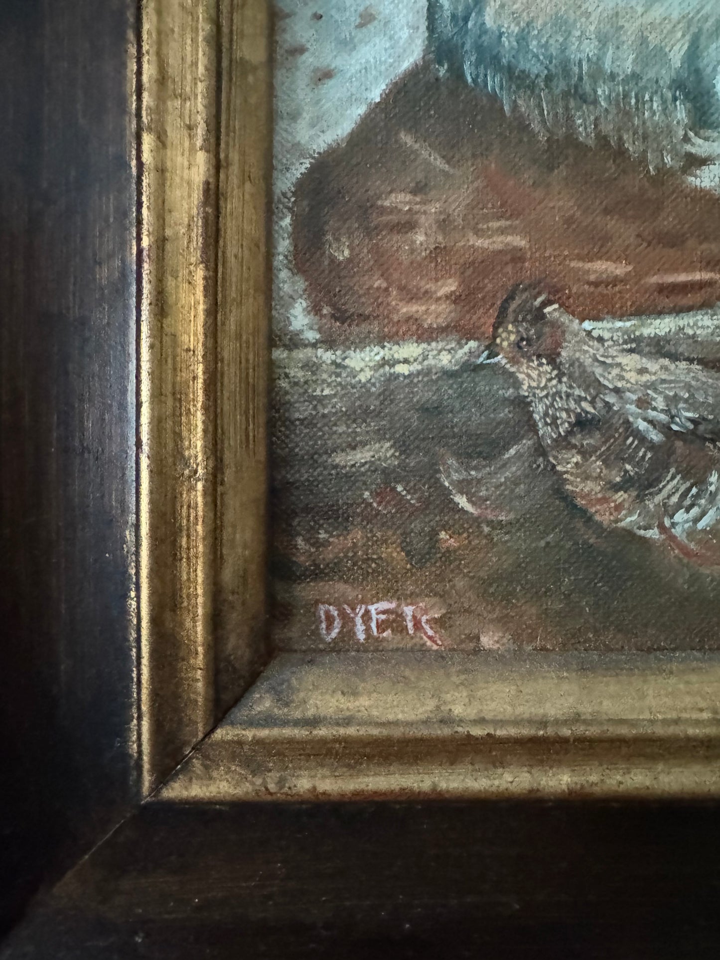 “Steve’s Dog” by C. Dyer, Placerville, CA – Original Oil Painting