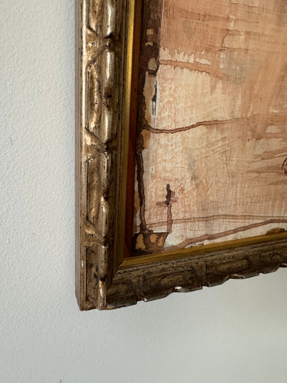 Mid-Century Expressionist Painting by Bastille, 1965