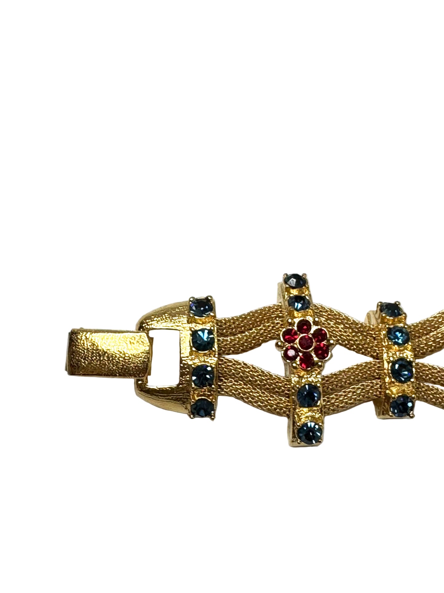 Joan Rivers Signed Woven Mesh Bracelet