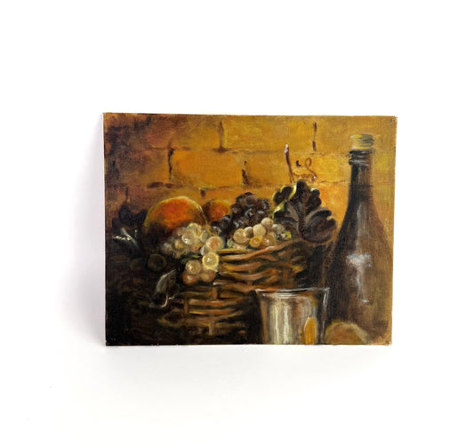 Harvest Table Still Life – Attributed to Alice Adler (1931–2024)