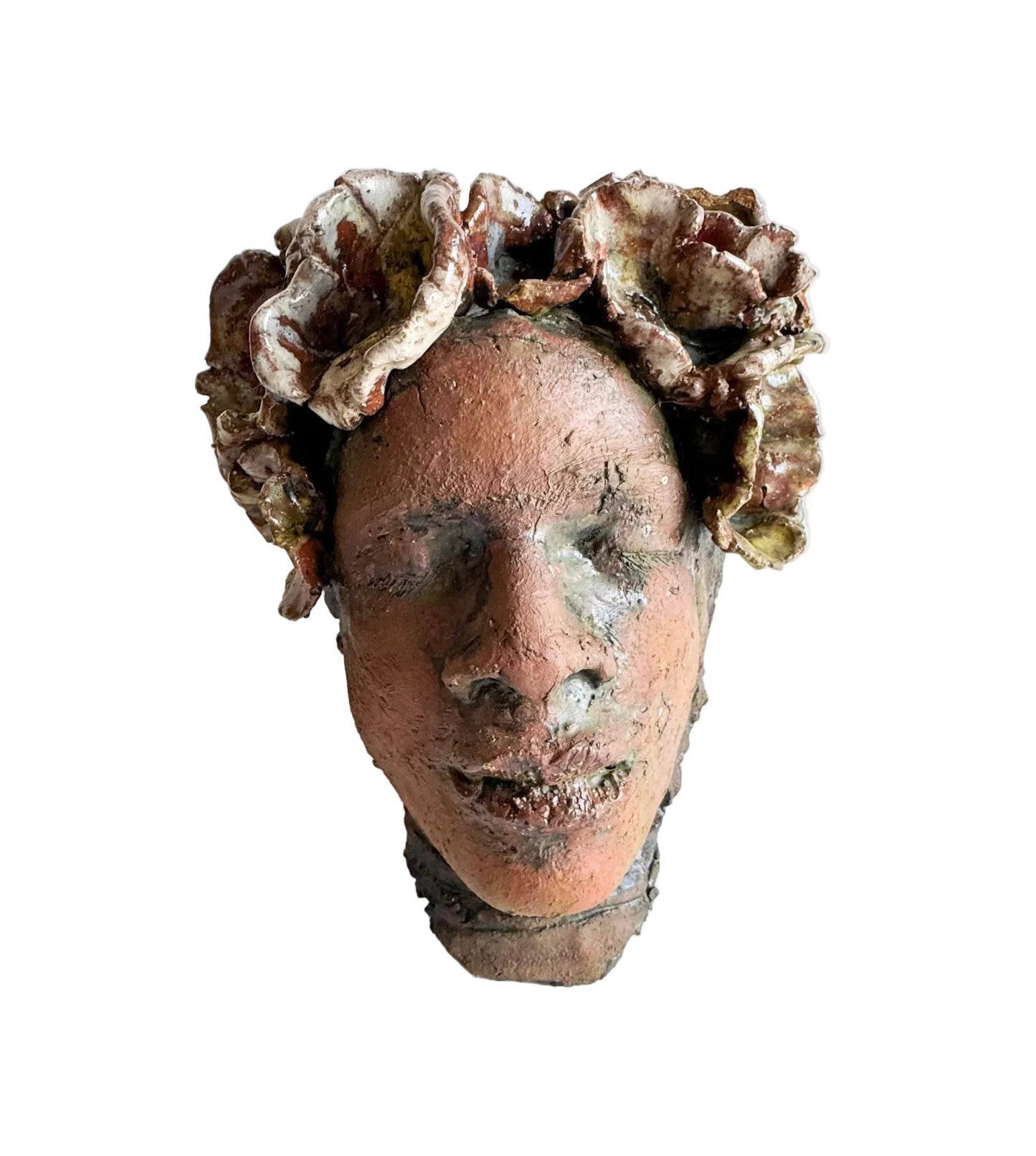 Studio Pottery Head Sculpture