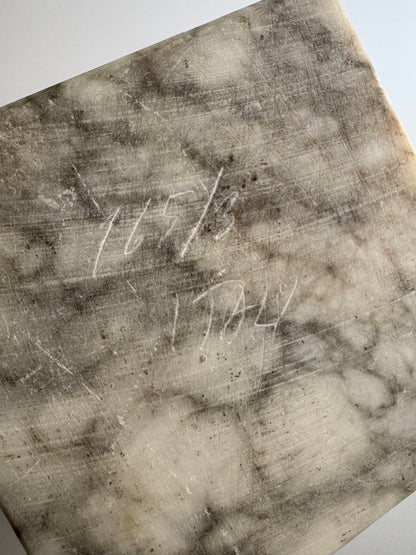 Pair of Mid-Century Modern Carved Alabaster Dog Bookends