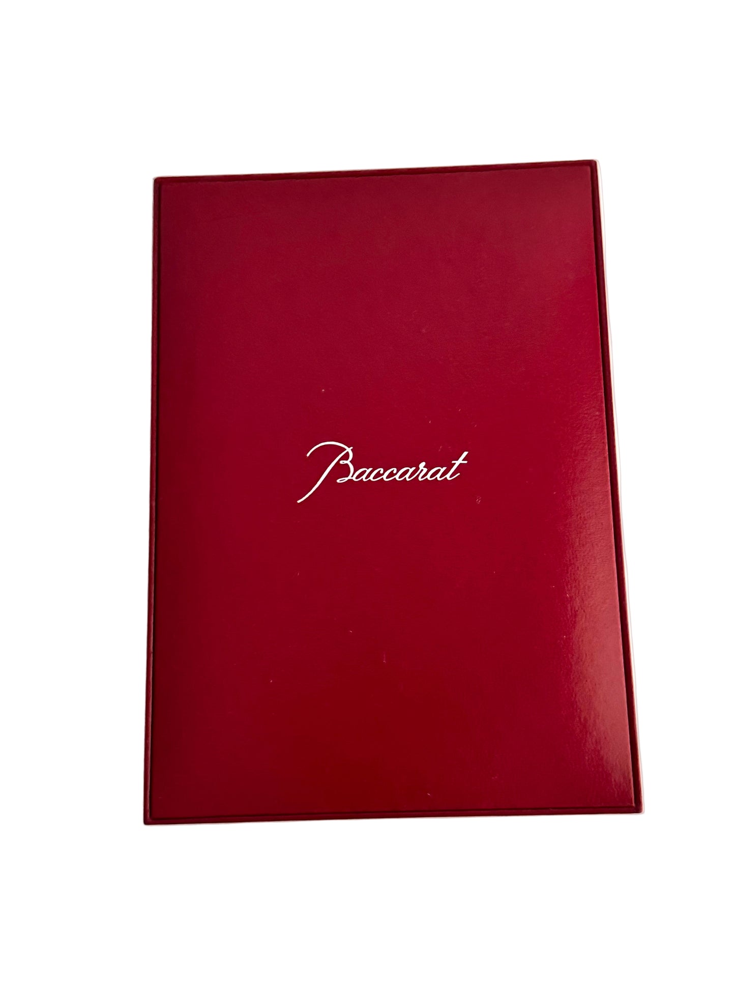 Baccarat Black Crystal “Spirit” Cross Pendant Necklace with Original Box