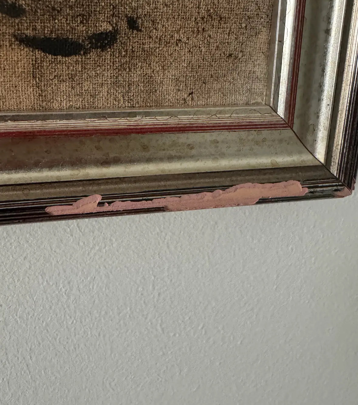 Hilton Leech, Earthquake, Abstract Mixed Media Painting, 1960s