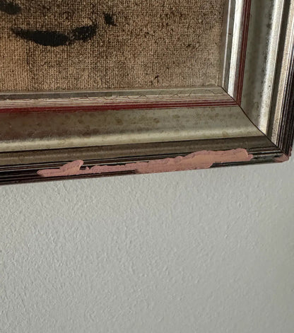 Hilton Leech, Earthquake, Abstract Mixed Media Painting, 1960s