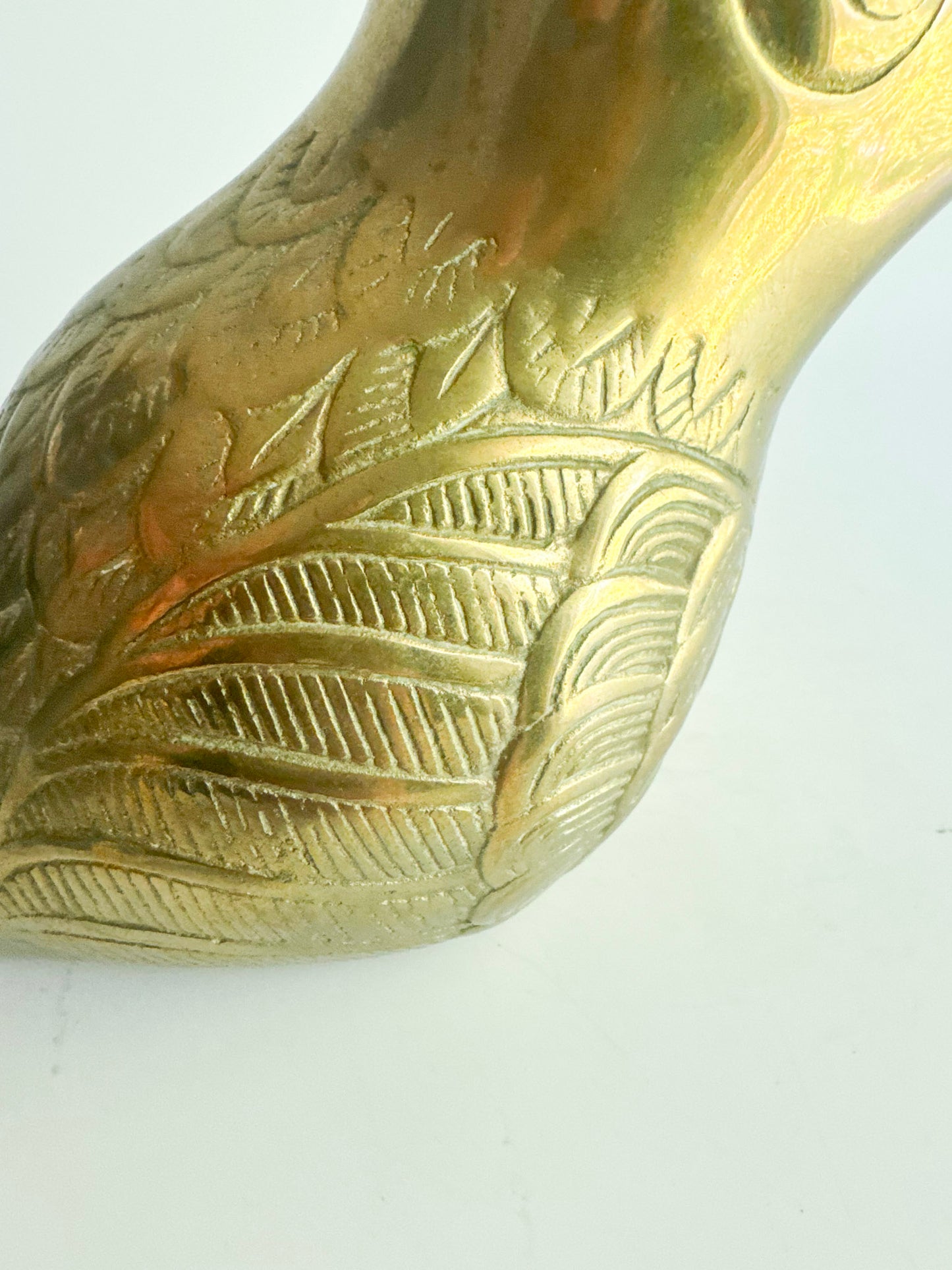 Vintage Solid Brass Toucan Figurine
