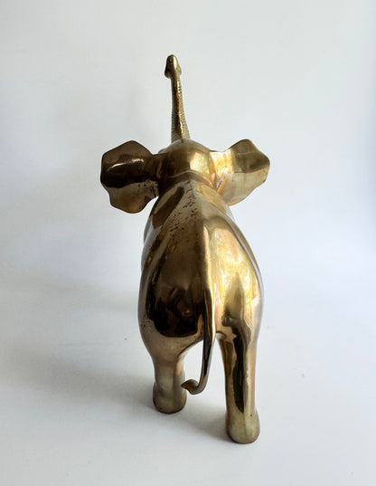 Large Brass Elephant