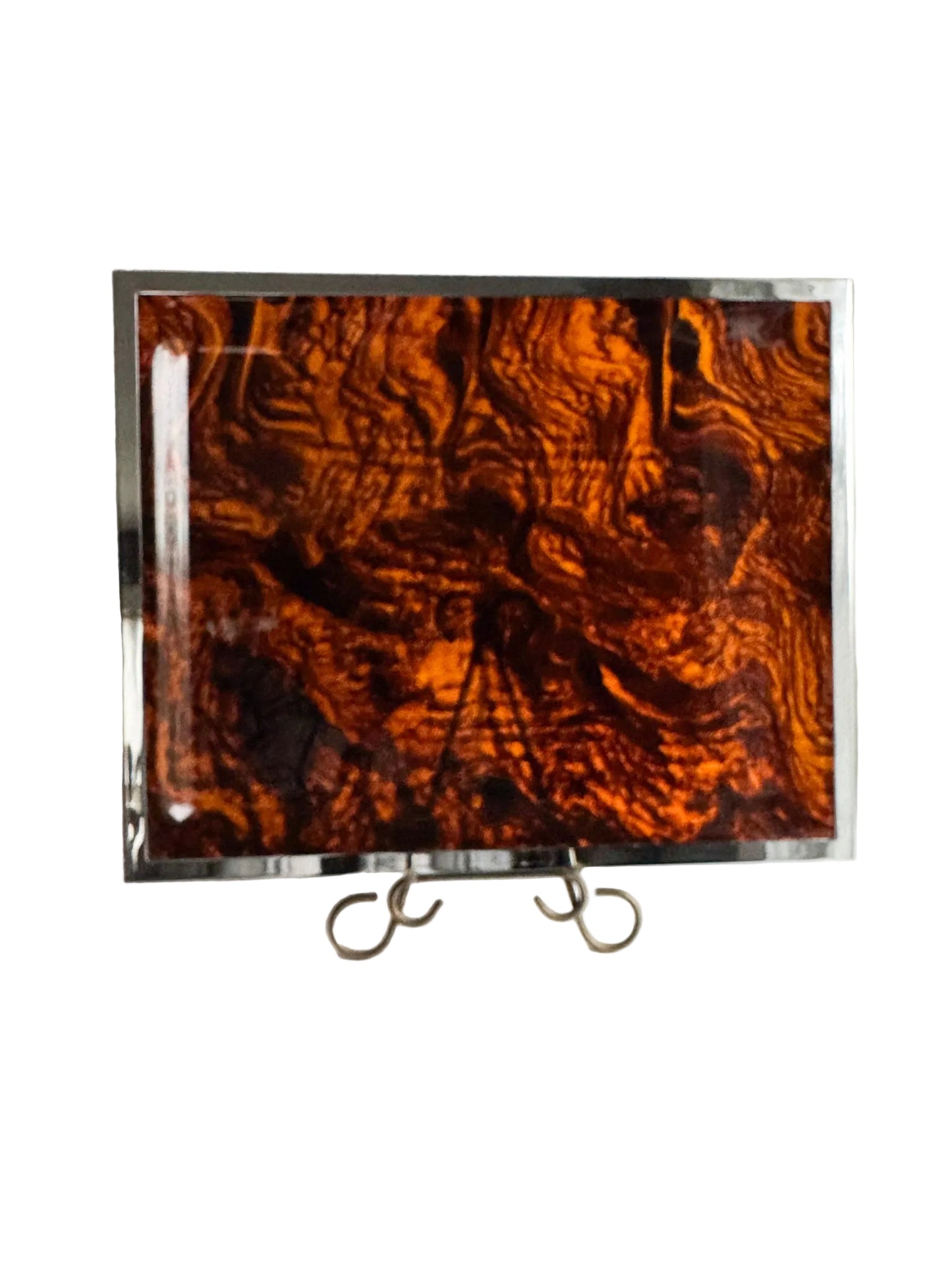 MCM Lucite & Chrome Tray – Attributed to Christian Dior, Italy