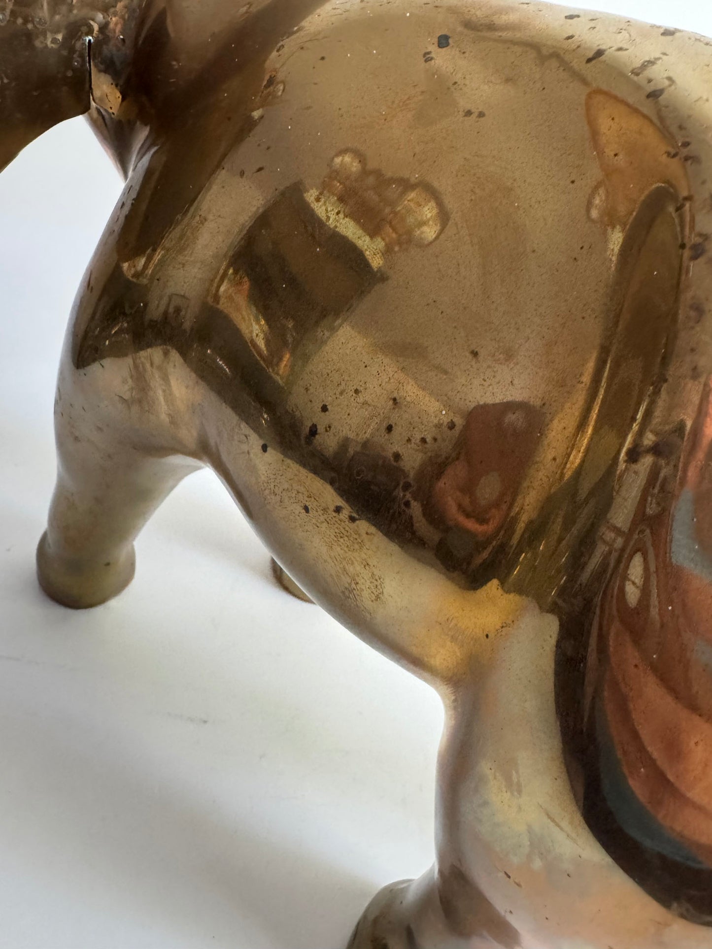 Large Brass Elephant