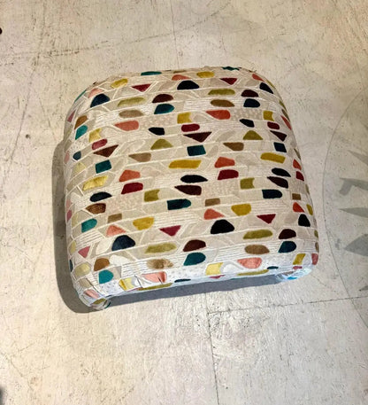 Pair of Vintage Newly Upholstered Ottomans in the Style of Karl Springer