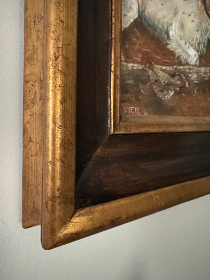 “Steve’s Dog” by C. Dyer, Placerville, CA – Original Oil Painting