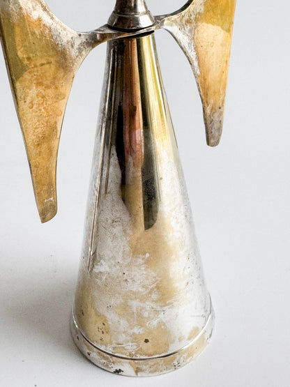 Vintage Italian EPNS Winged Angel Candlesticks – Pair