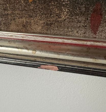 Hilton Leech, Earthquake, Abstract Mixed Media Painting, 1960s