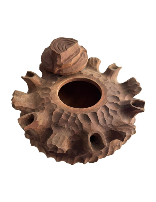 Vintage Hand-Carved Grolla Cup by Frères Buillet – Introd, Vallée d’Aoste, Italy