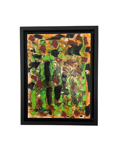 Michael O’Brien (American, 2019–2020)
“My Imaginary Friends”
Oil, Pen, and Ink on Canvas