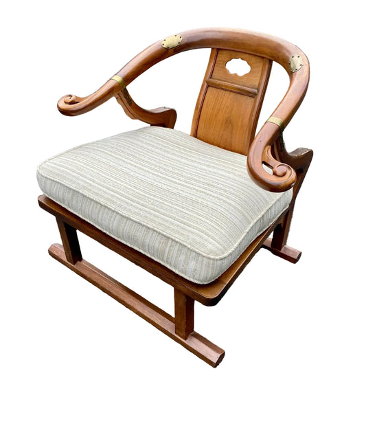 1950s Vintage Michael Taylor for Baker Far East Collection Lounge Chairs - a Pair