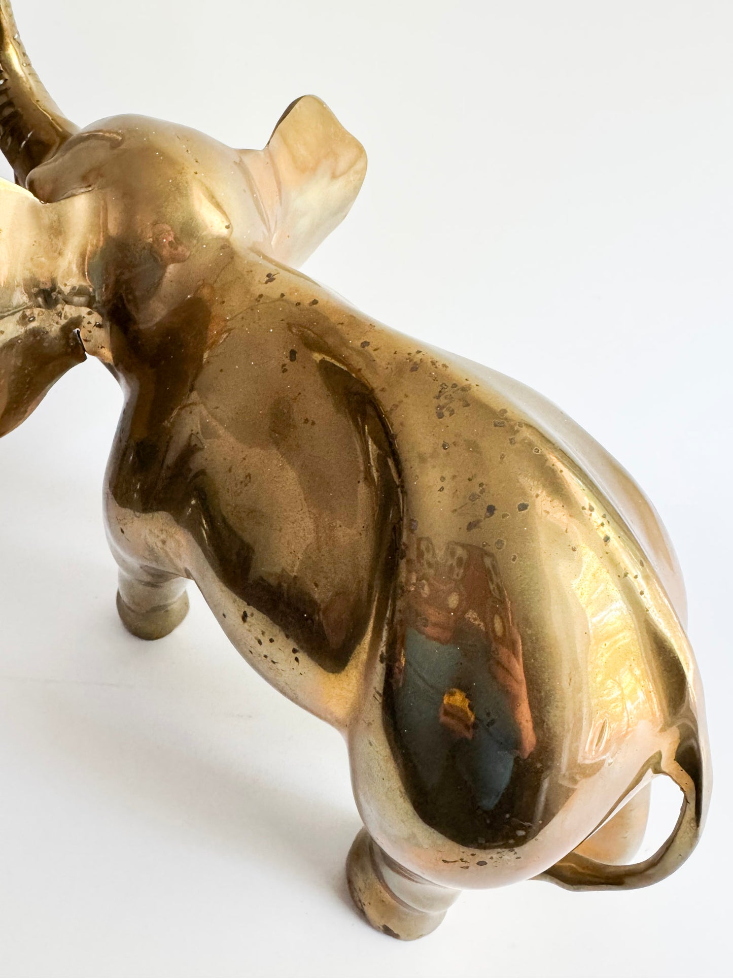 Large Brass Elephant