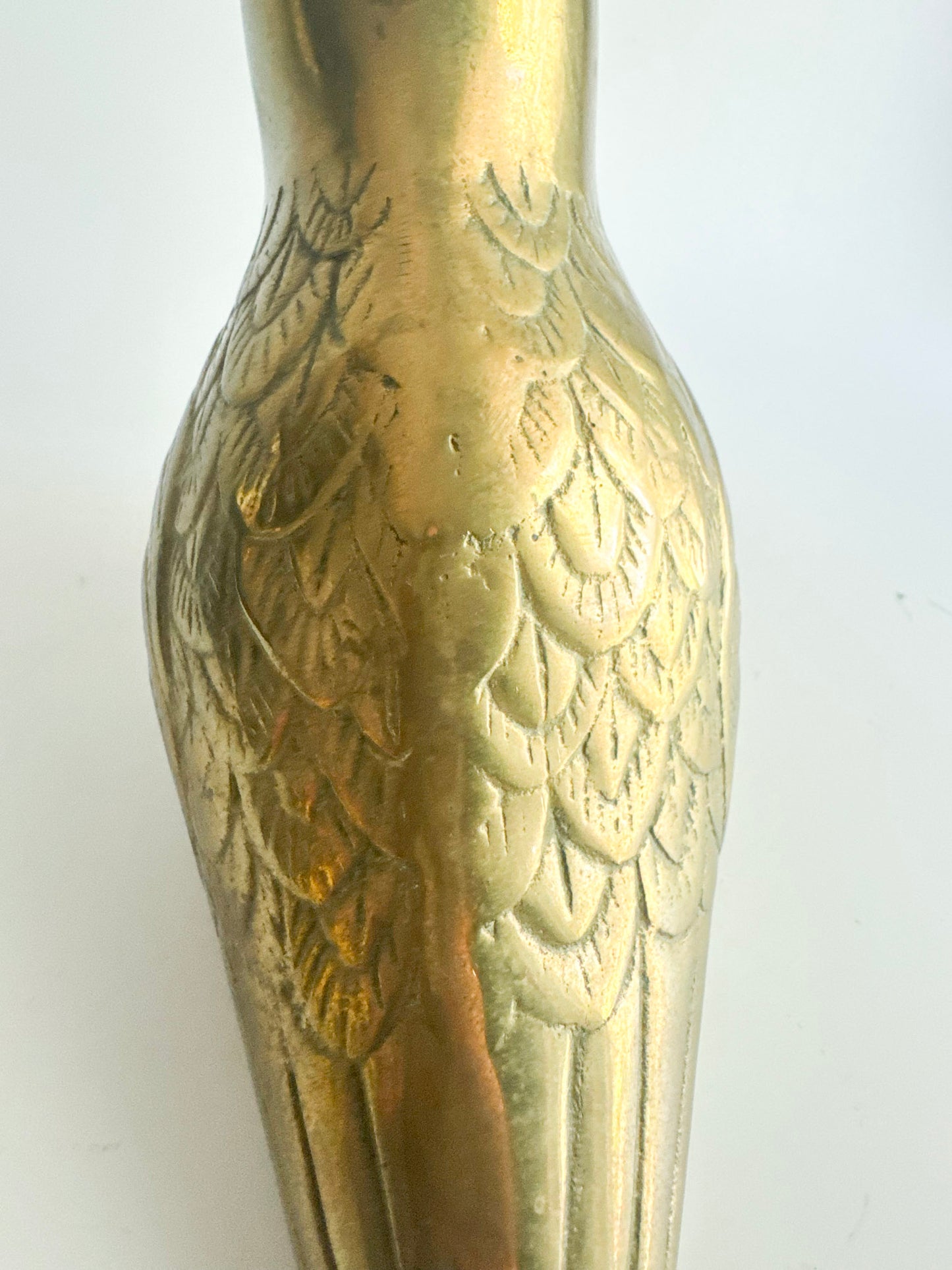 Vintage Solid Brass Toucan Figurine