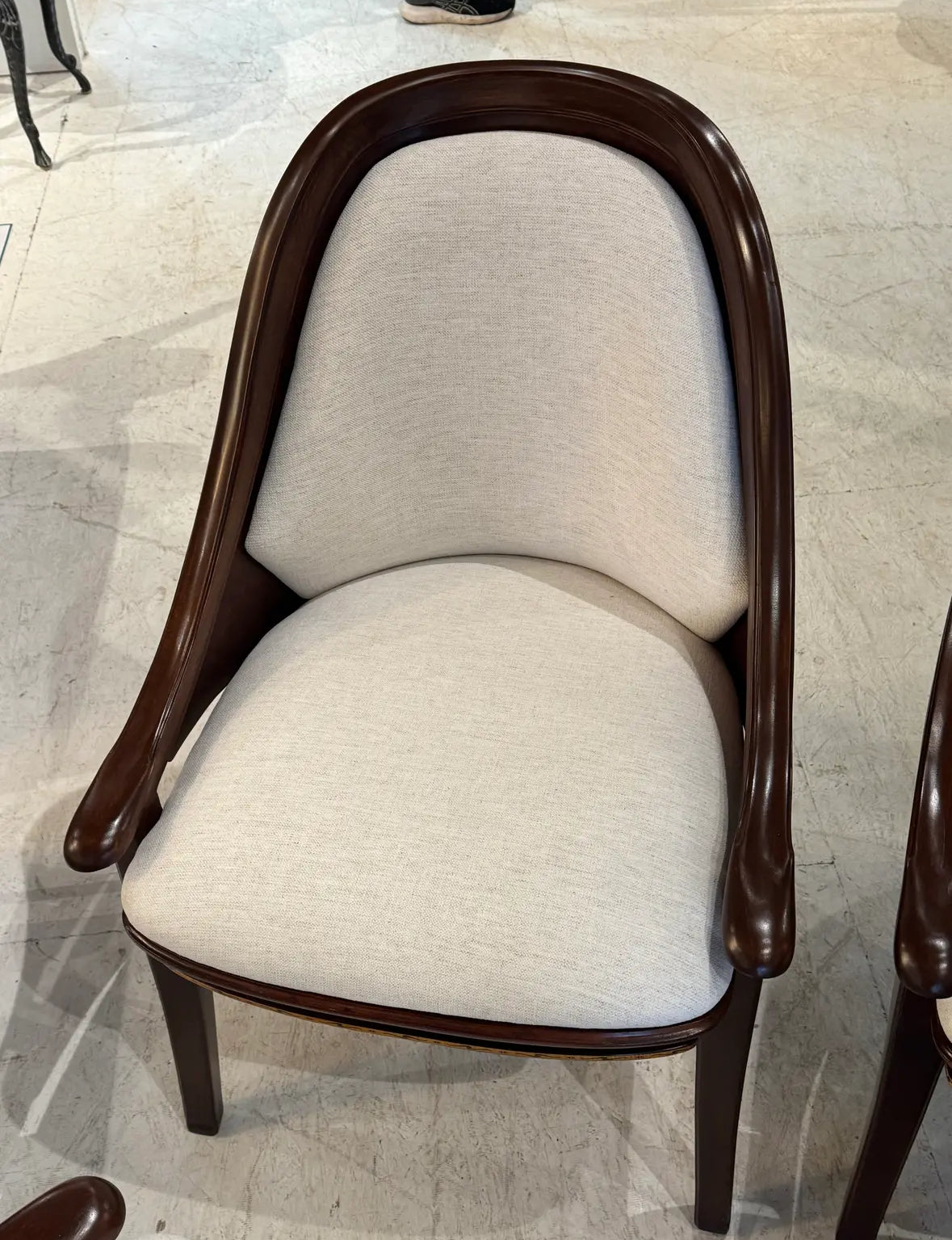 Set of 4 Willem Smith Sculptural Dining Chairs – Art Deco Inspired