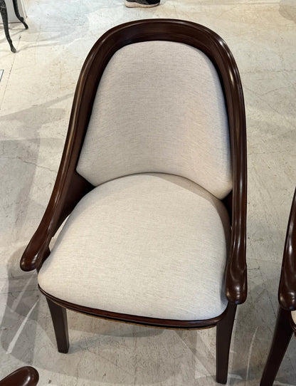 Set of 4 Willem Smith Sculptural Dining Chairs – Art Deco Inspired