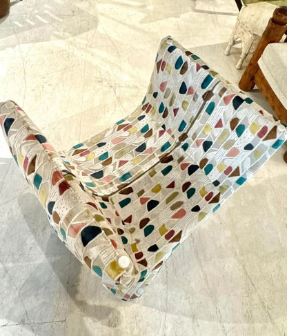 Pair of Vintage Newly Upholstered Ottomans in the Style of Karl Springer