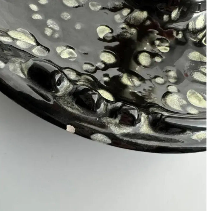 Mid-Century Ceramic Ashtray with Nude Woman Figure